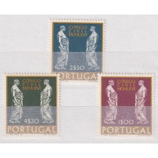 PORTUGAL 1967 SERIE COMPLETA DE ESTAMPILLAS NUEVAS MINT